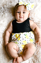Load image into Gallery viewer, Fruta Fresca Lemon Squeezy &amp; Watermelon Blast Bubble Romper